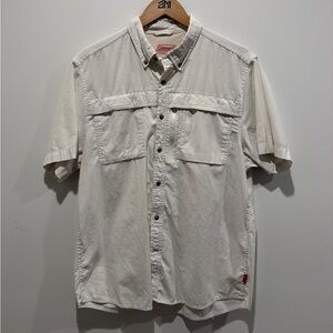 Coleman Men's White Outdoor Button Down Shirt